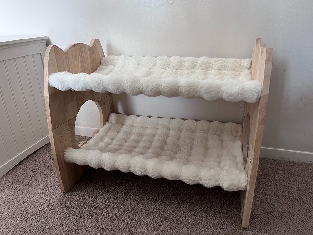 Fopeat Cat Bunkbed with Hammocks