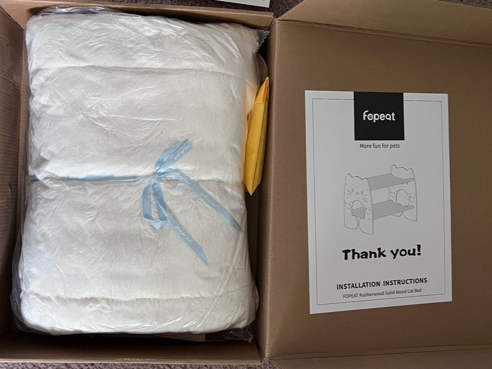 Fopeat Cat Bunkbed with Hammocks