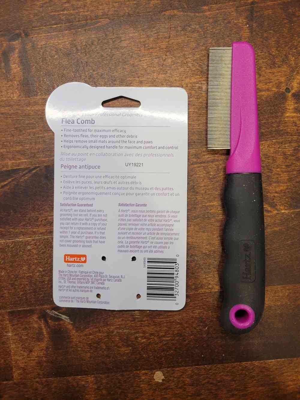 Hartz Groomer’s Best Flea Comb for Dogs & Cats