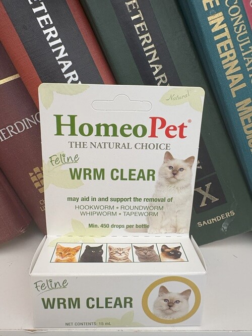HomeoPet Feline WRM Clear Cat Supplement