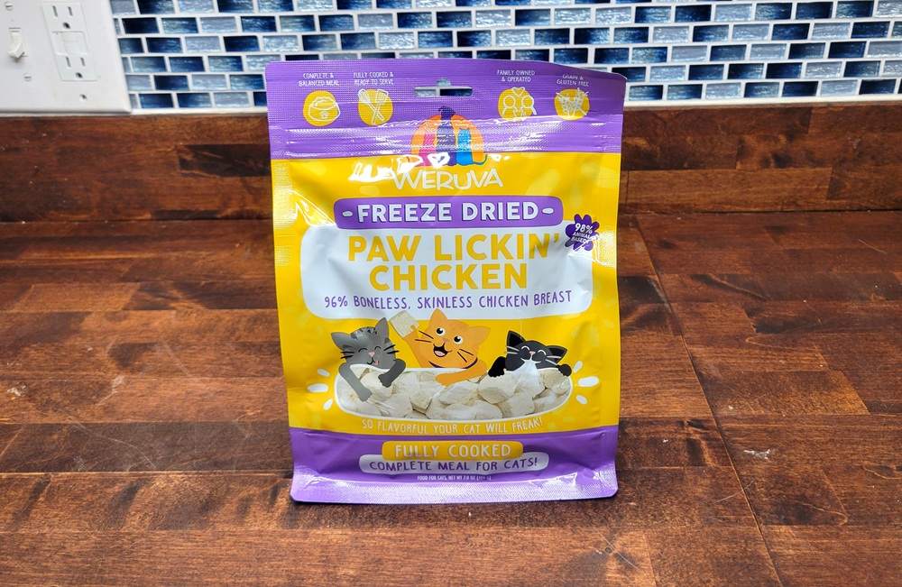 Weruva Freeze-Dried Paw Lickin’ Chicken Fully Cooked Cat Food