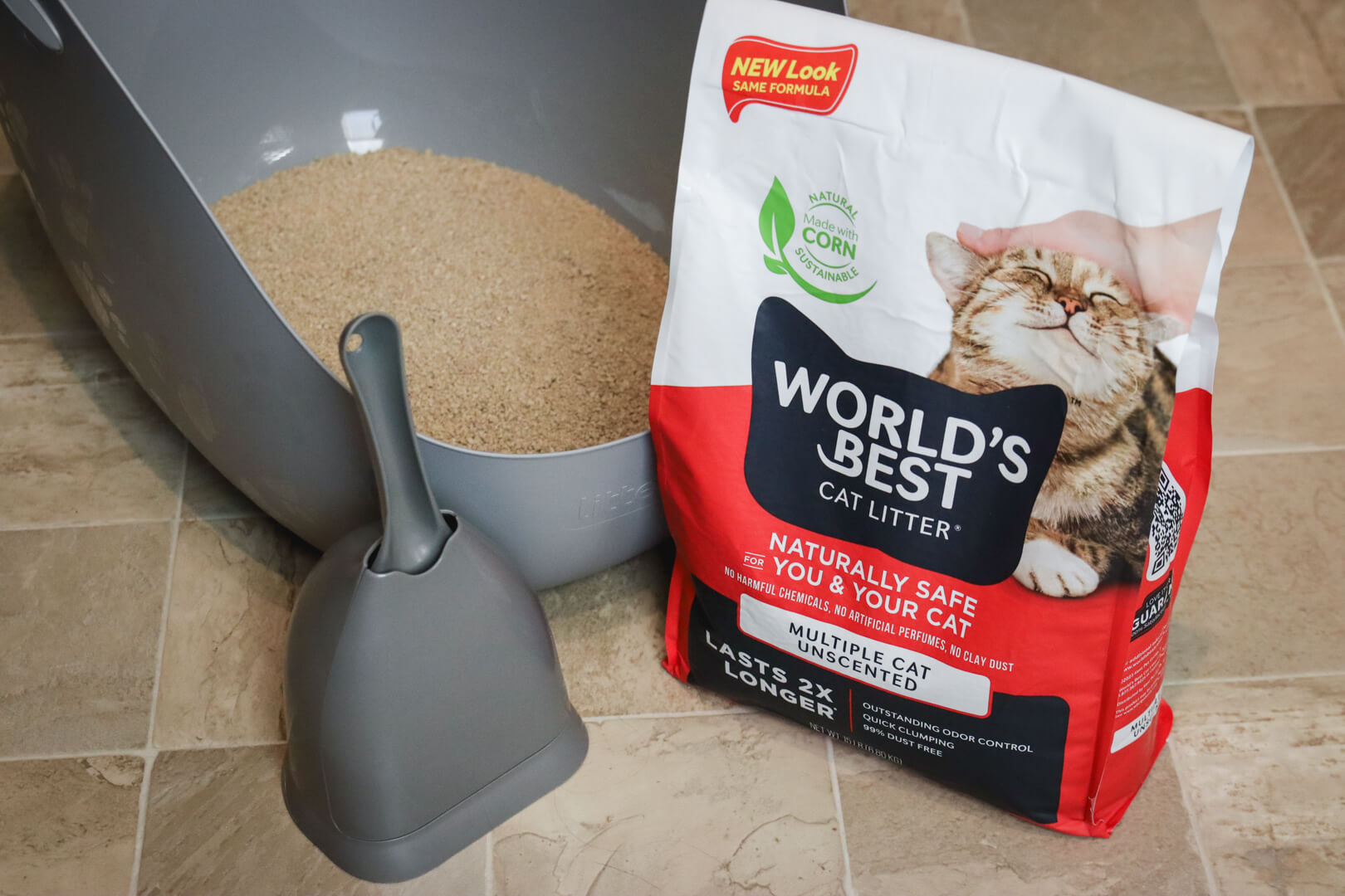 World's Best Cat Litter Multiple Cat Unscented-35